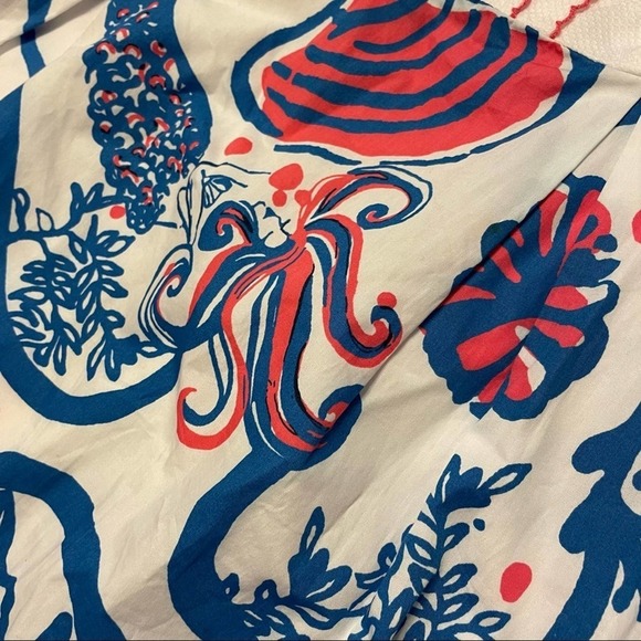 Lilly Pulitzer Scales and Tails Babydoll Dress 2 - Picture 5 of 9